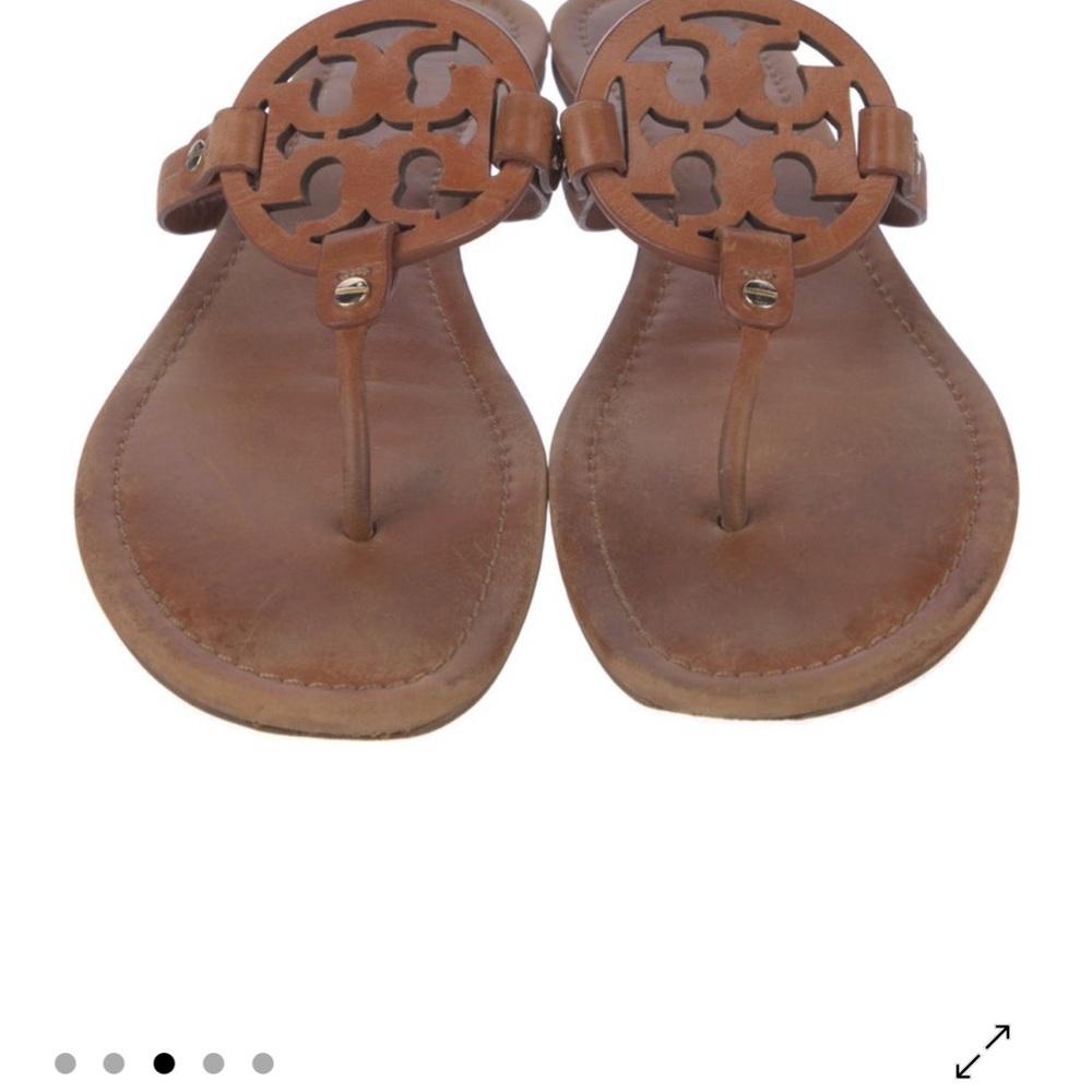Tory Burch Tan Leather Sandals